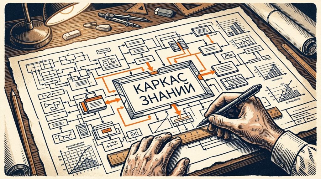 Ручное проектирование блок-схем и графиков на бумаге для преодоления когнитивной лени.